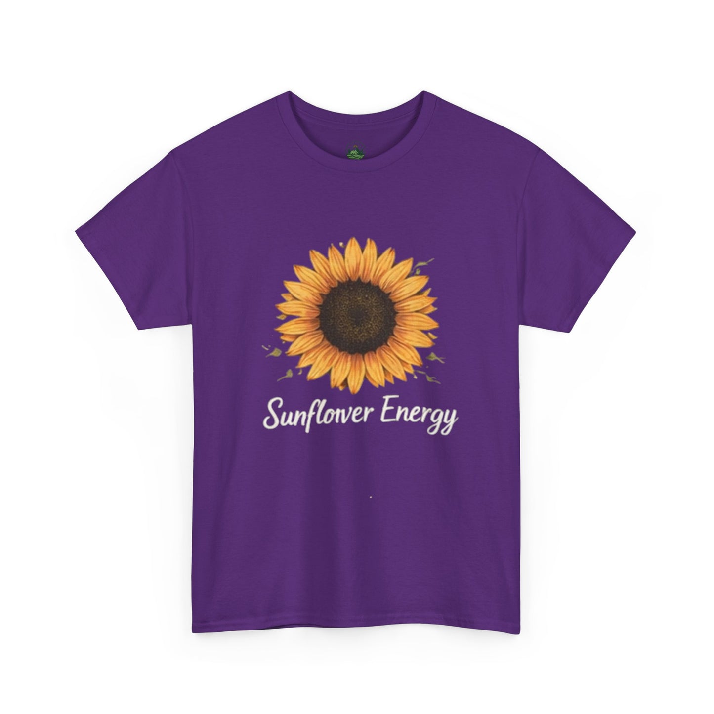 Sunflower Energy T- Shirt - Minimalist Nature Aesthetic Tee, Positive Vibes Graphic Shirt