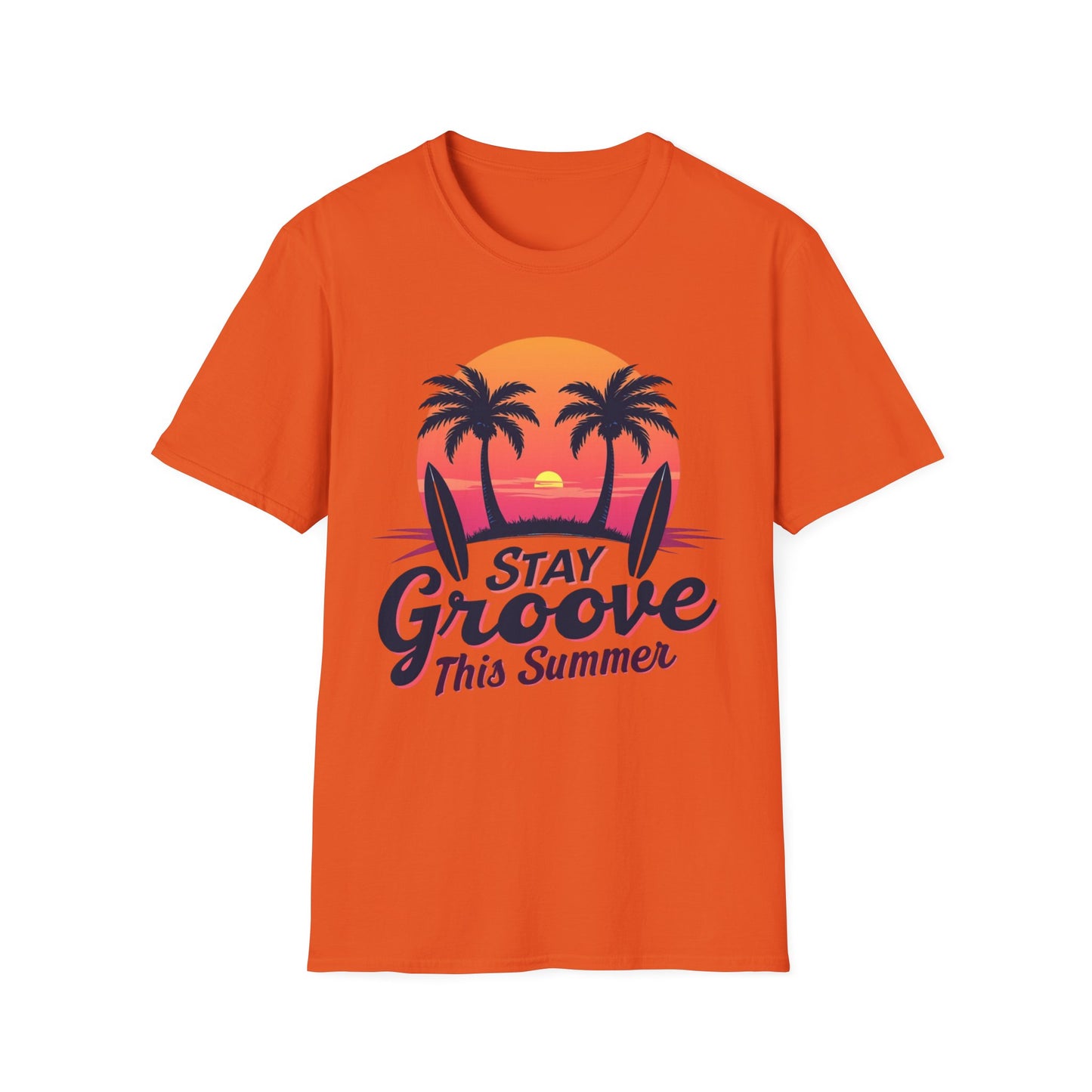 Stay Groovy Summer T-Shirt – Retro Vibe Graphic Tee