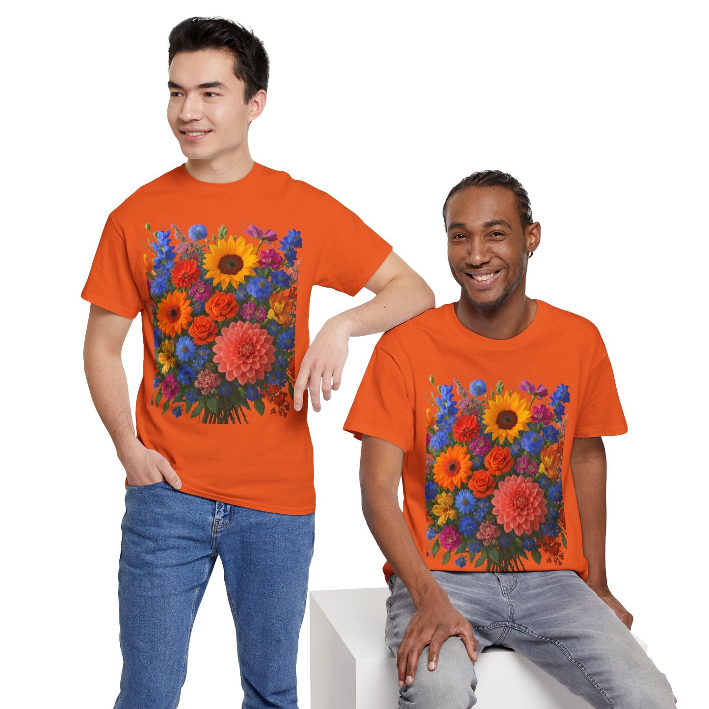 Garden Bouquet Flower T-Shirt – Summer Floral Aesthetic Tee