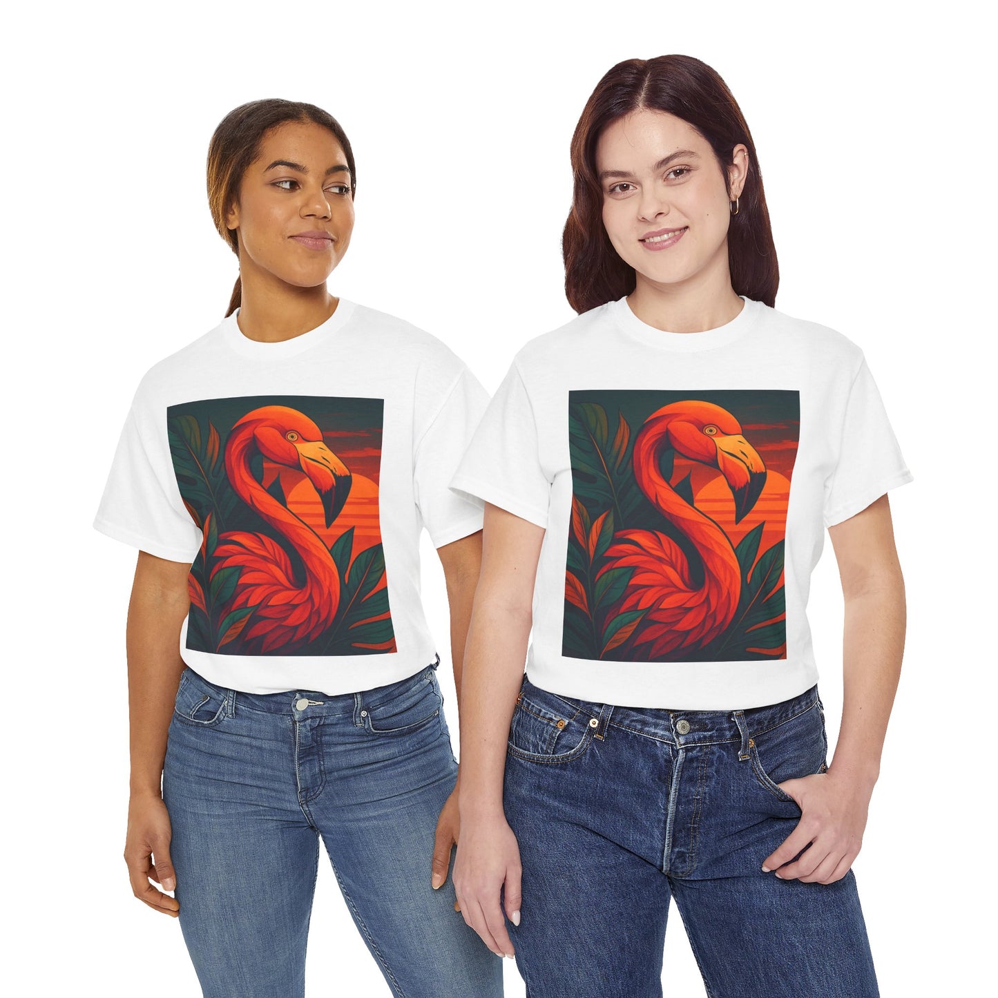 Tropical Animal Fusion T-Shirt – Exotic Nature Graphic Tee
