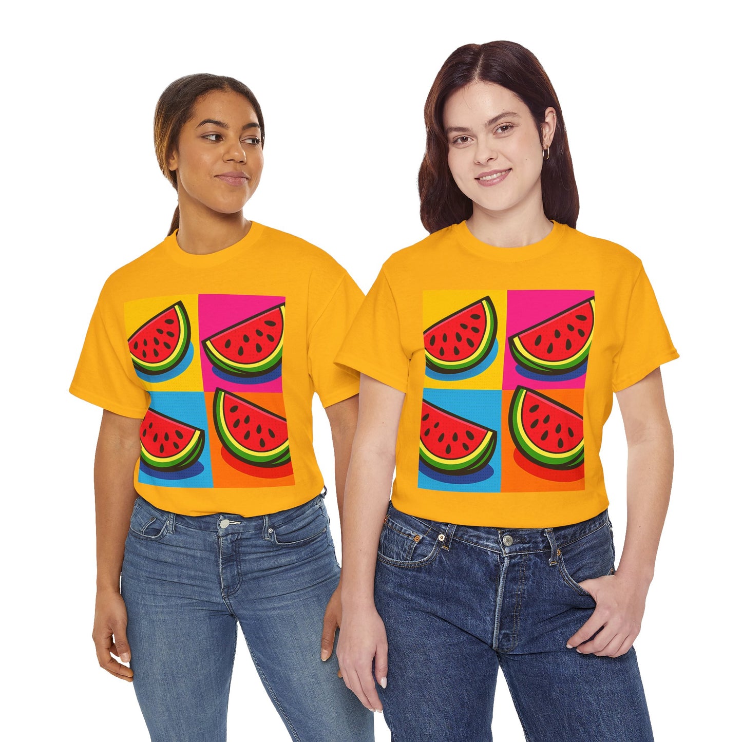 Watermelon Pop Art T-Shirt – Fun Summer Graphic Tee