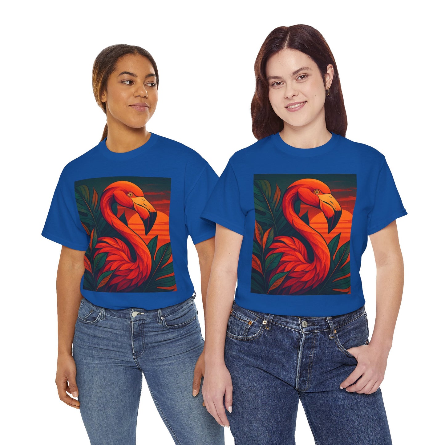Tropical Animal Fusion T-Shirt – Exotic Nature Graphic Tee