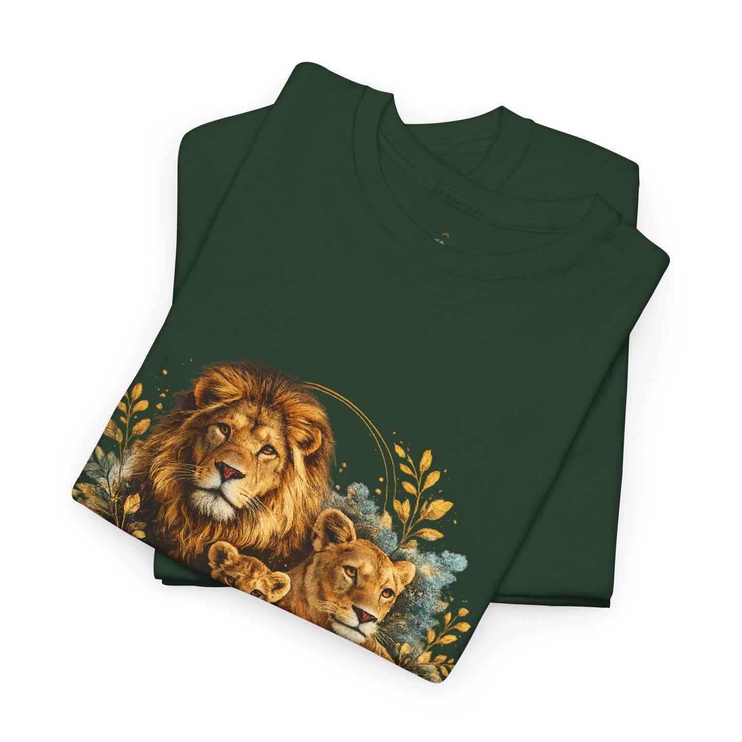 Lion Family T-Shirt – Majestic Wildlife Nature Design | Lion Pride Graphic Tee