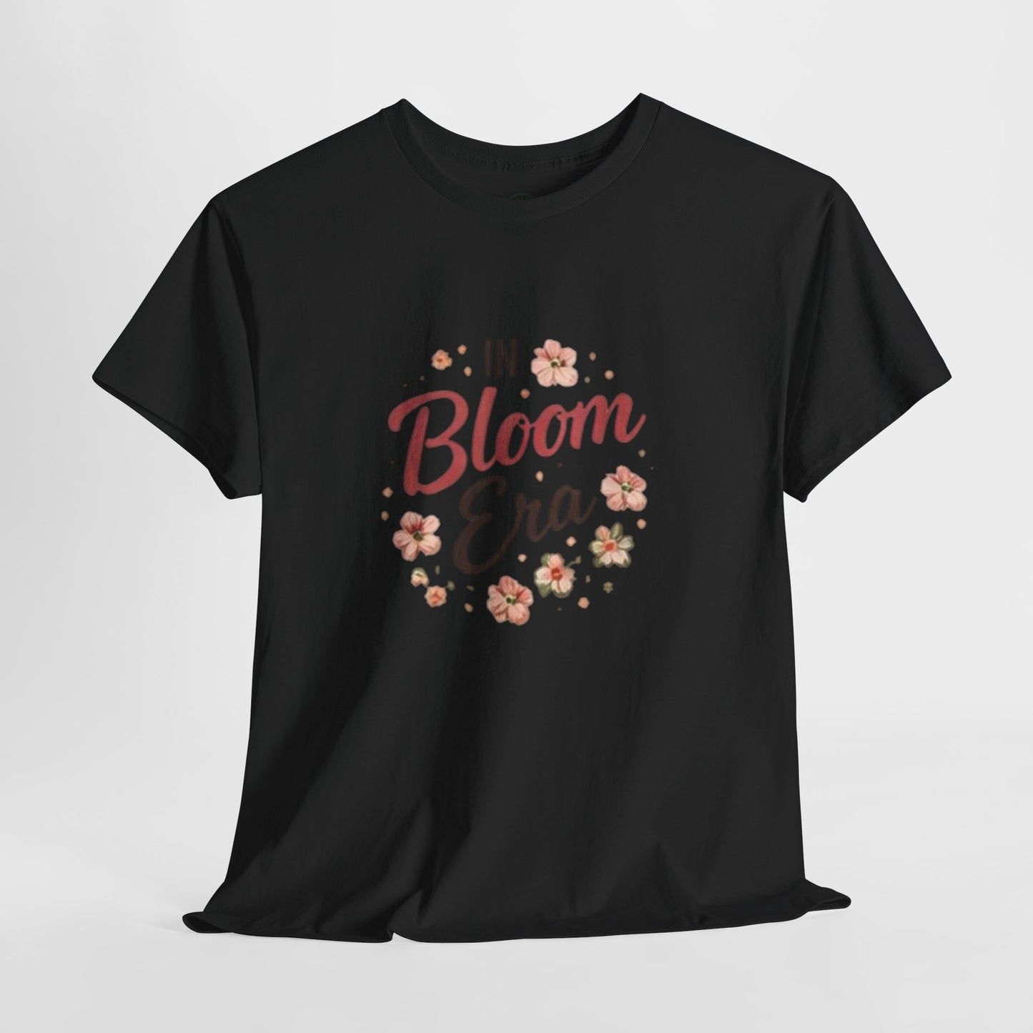 In Bloom Era T-Shirt –Bloom Minimalist Floral Aesthetic Tee, Cute Feminine Graphic Shirt