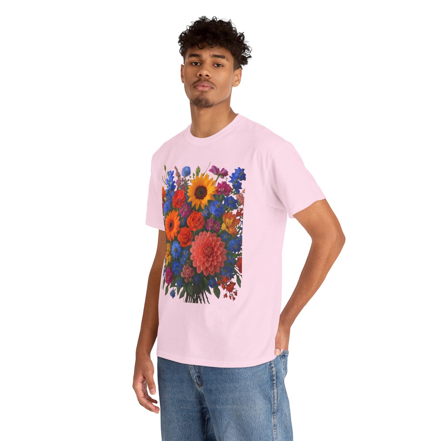 Garden Bouquet Flower T-Shirt – Summer Floral Aesthetic Tee