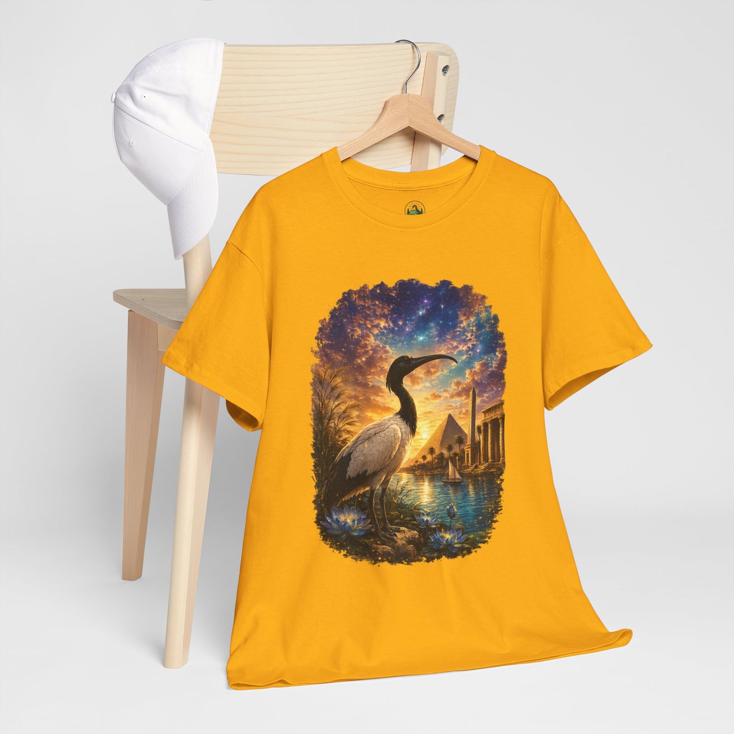Spirit of Ancient Egypt – Sacred Ibis Nature T-Shirt | Egyptian Wildlife Graphic Tee