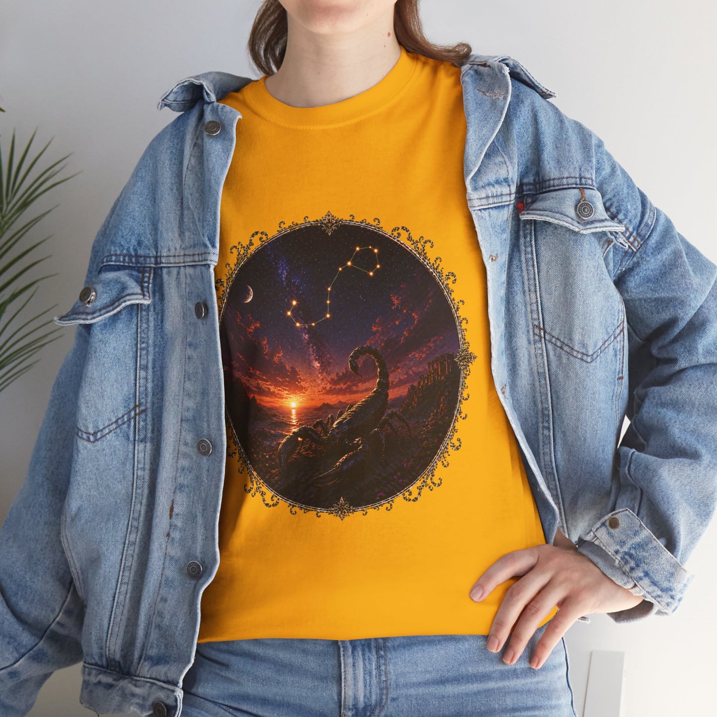 Scorpio Zodiac T-Shirt – Dark Scorpion Mystic Design | Intense Astrology Power Tee