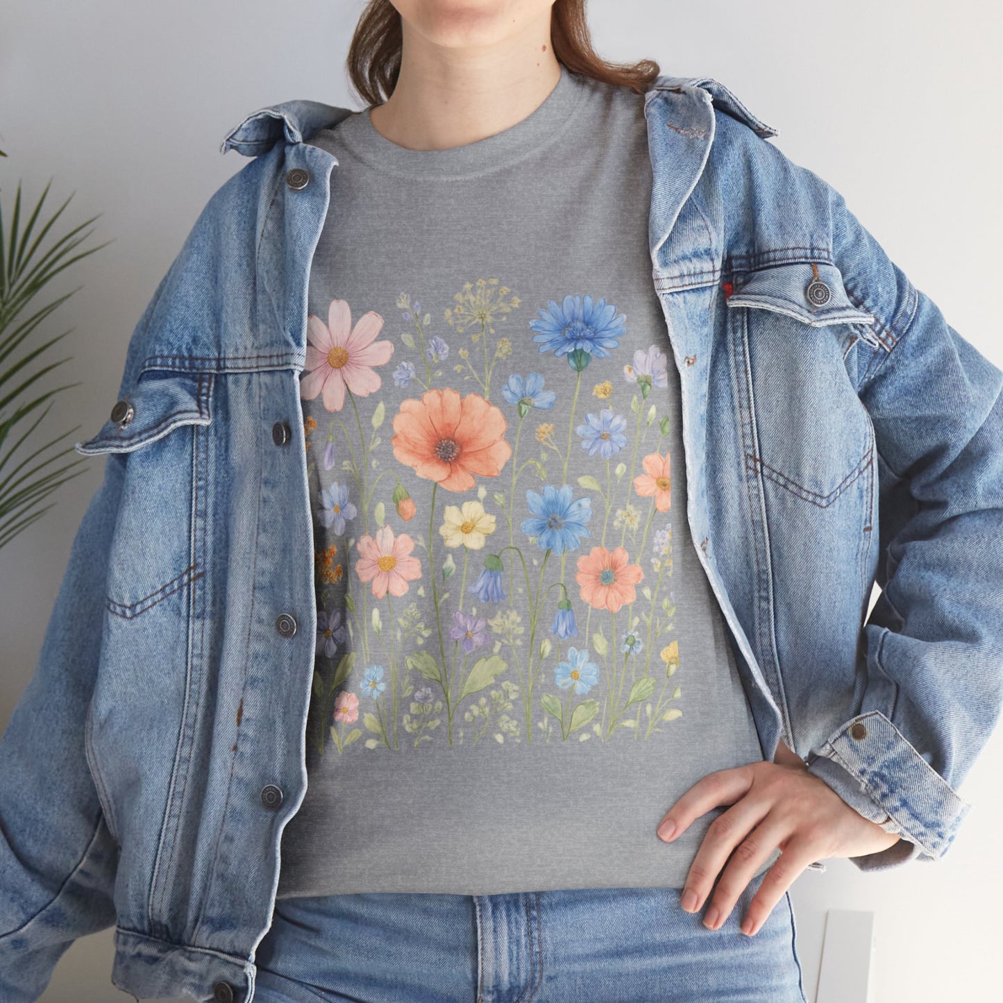 Wildflower Meadow T-Shirt – Nature Floral Aesthetic Tee