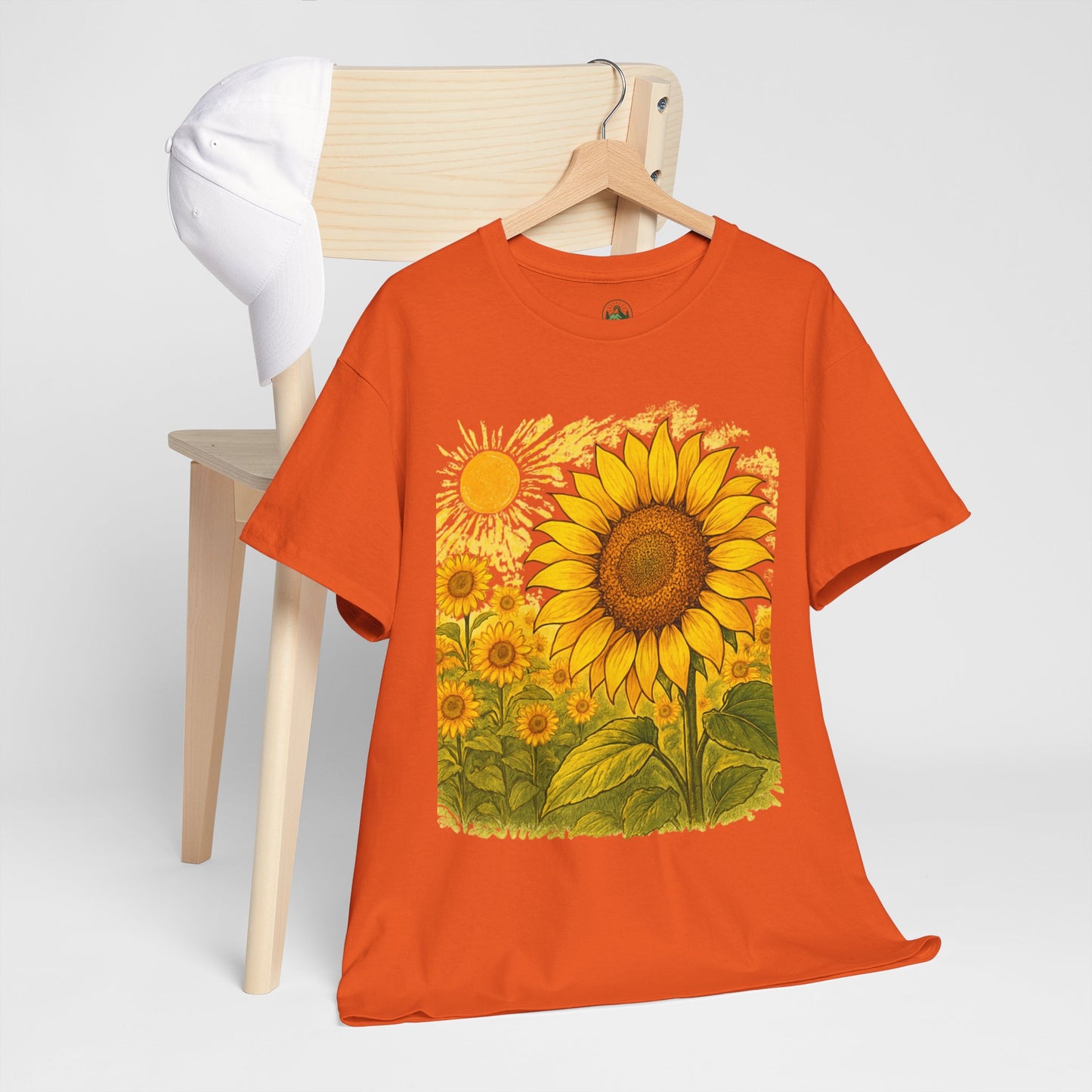 Sunflower Sunshine T-Shirt – Bright Floral Aesthetic Tee