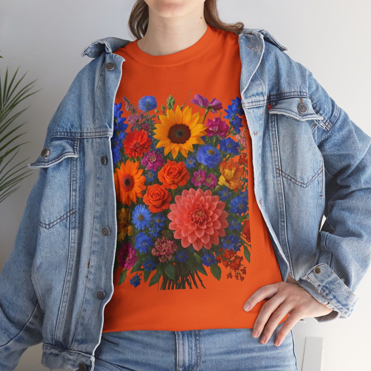 Garden Bouquet Flower T-Shirt – Summer Floral Aesthetic Tee