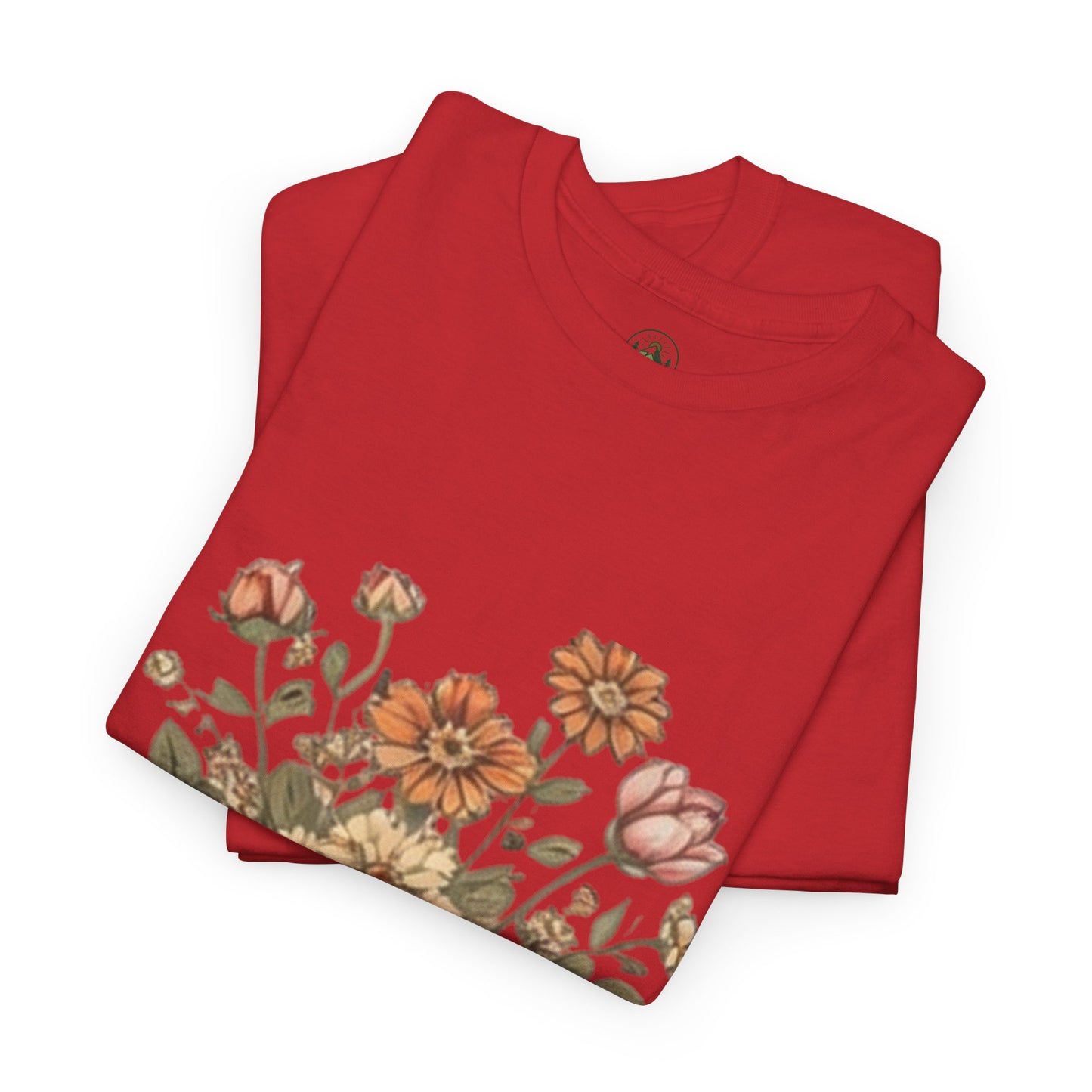 Nature Is My Therapy T-Shirt - Minimalist Floral Design Tee