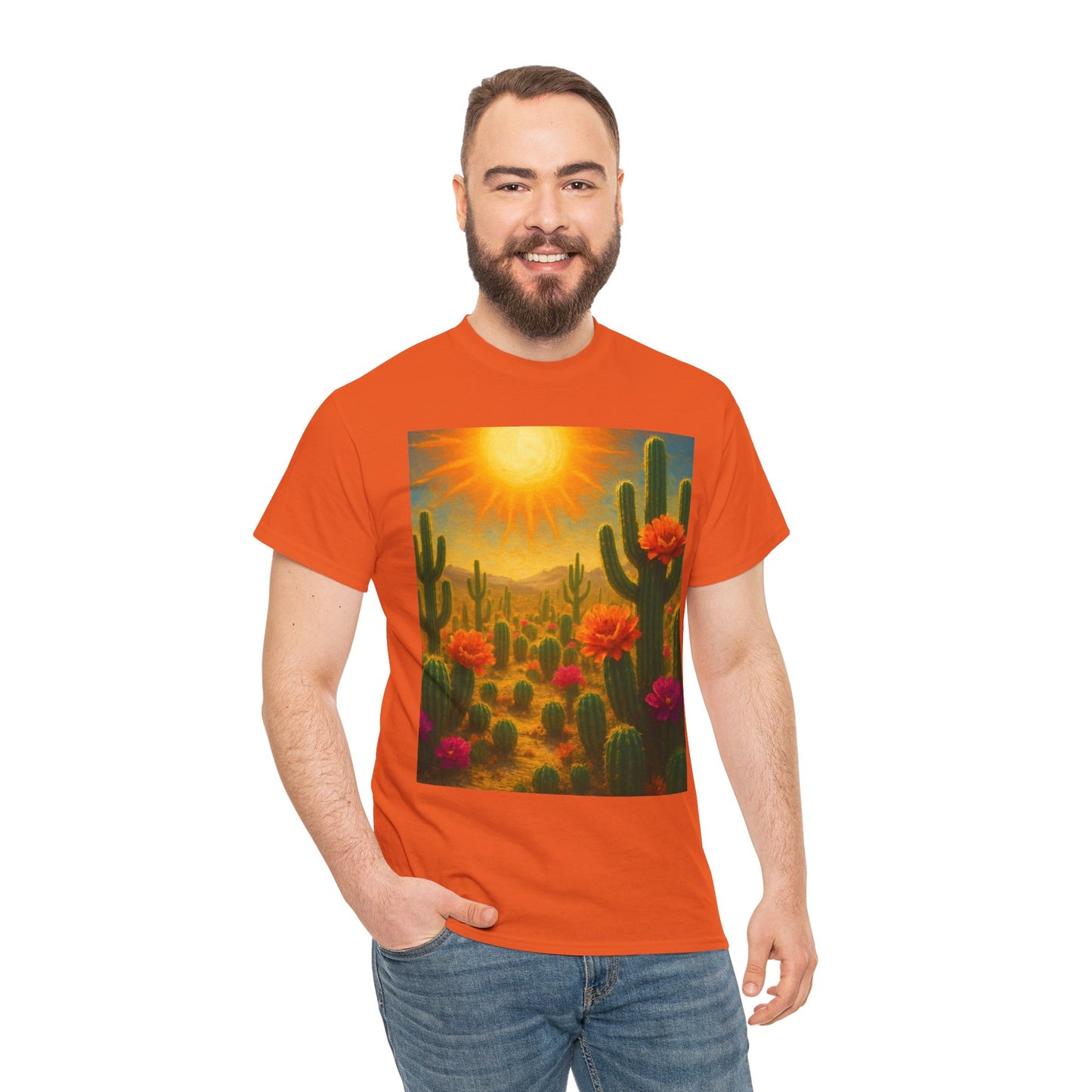 Desert Bloom T-Shirt – Minimalist Nature Aesthetic Tee