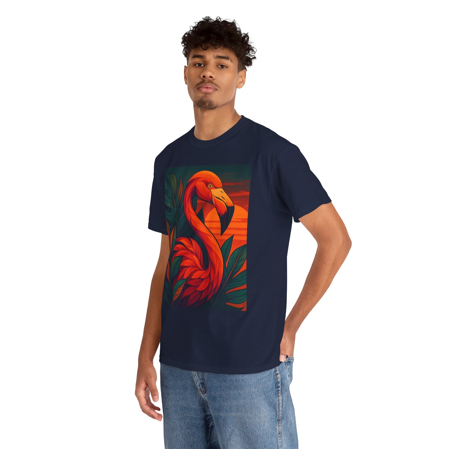 Tropical Animal Fusion T-Shirt – Exotic Nature Graphic Tee